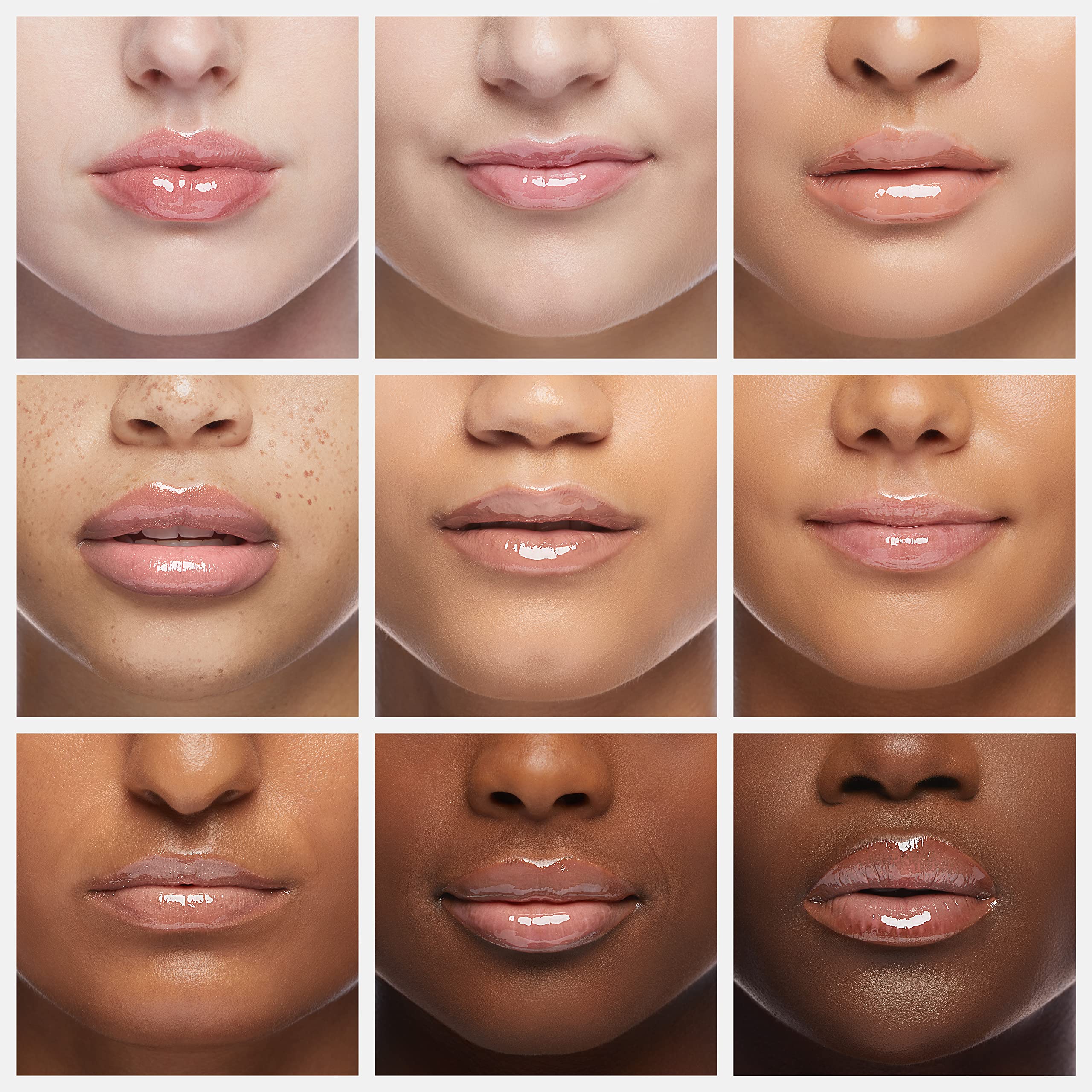 Palladio Lip Gloss, Clear, Non-Sticky Lip Gloss, Contains Vitamin E and Aloe, Offers Intense Color and Moisturization, Minimizes Lip Wrinkles, Softens Lips with Beautiful Shiny Finish